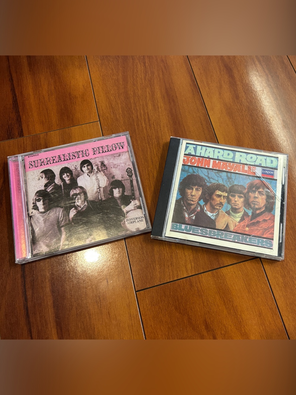 CD Lot - A Hard Road John Mayall & Surrealistic Pillow Jefferson Airplane